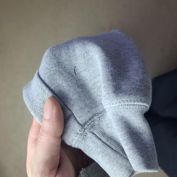 'Carhartt' workwear grey hoodie pullover sweatshirt men's S - Picture 3 of 4